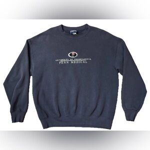 Vintage JanSport University of Pennsylvania Penn Medical Sweatshirt Large